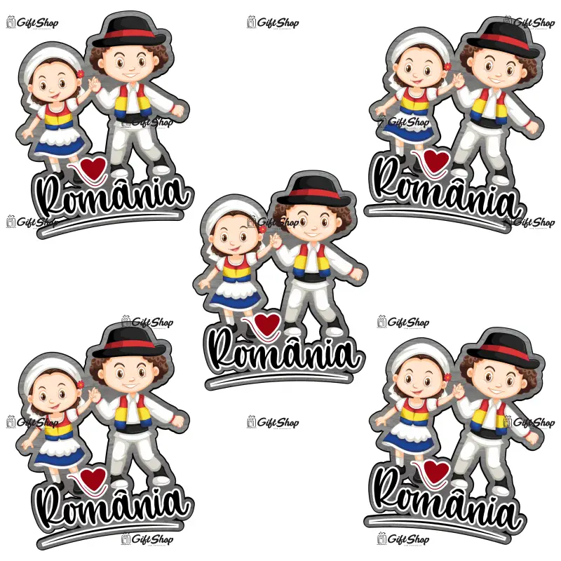 Copii port popular romania, magnet frigider mgs125